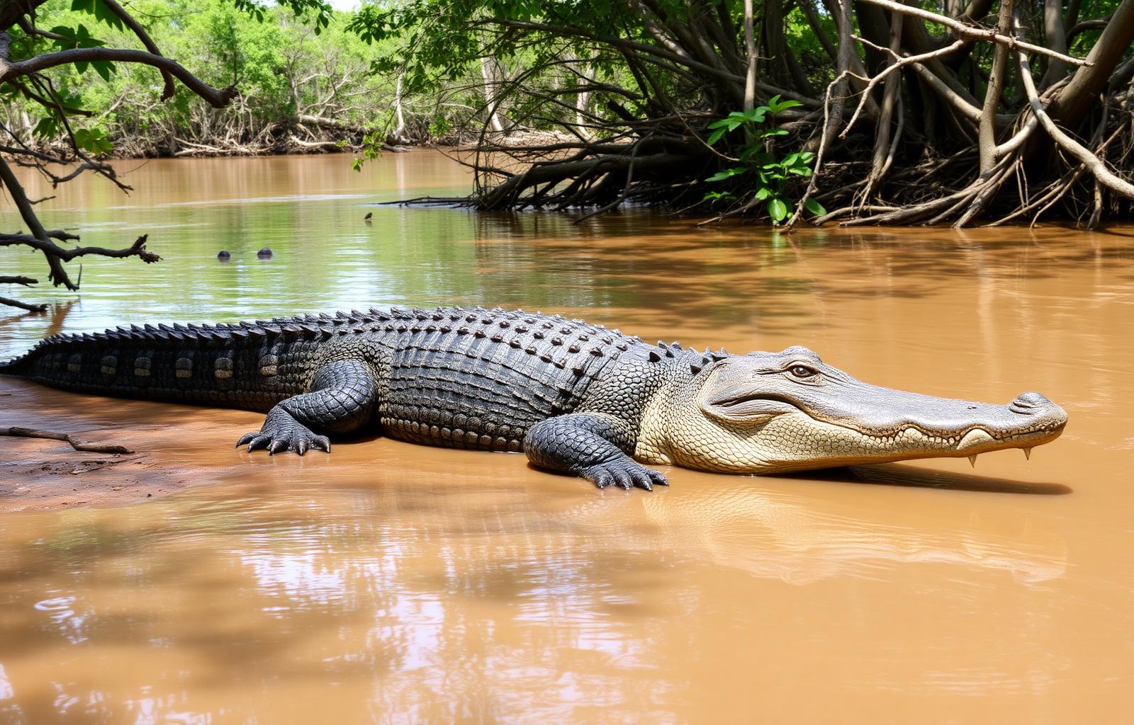 Proserpine River Crocodile Safari in Airlie Beach, Whitsundays