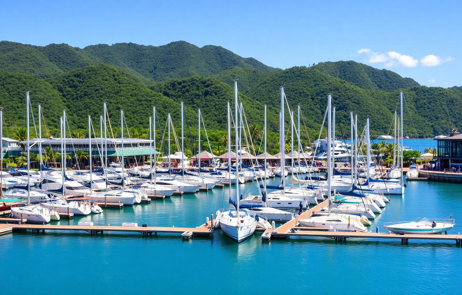 Coral Sea Marina in Airlie Beach, Whitsundays